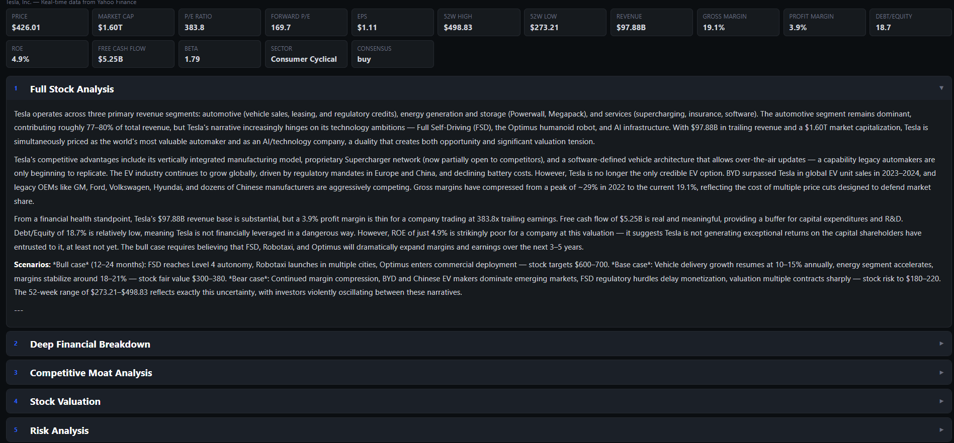 Stock Analyzer